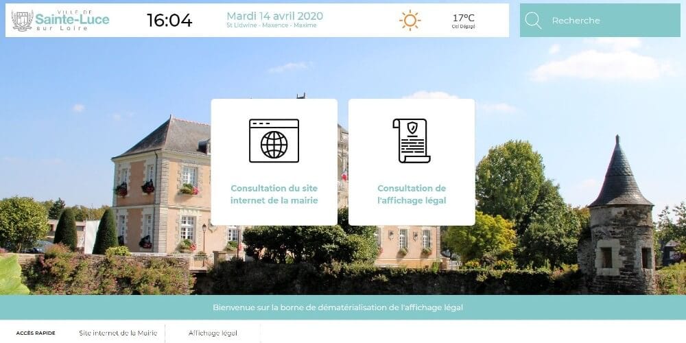 datahall-consultation-sainte-luce illustration utilisation de DATAHALL dans une mairie