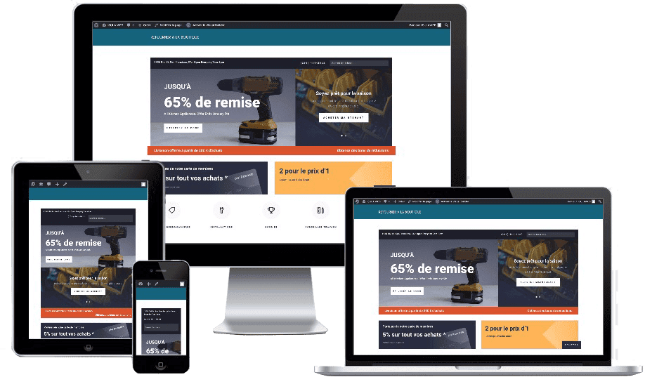 Votre boutique en ligne design, performante et securisée
